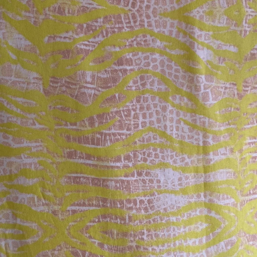 Equipment Yellow Printed Short Sleeve Silk Blouse - Picture 3 of 5